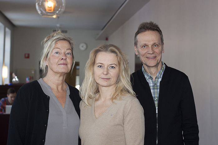 Birgit Lindgren Ödén, Annica Björkman och Sven Trygged är forskarna som jobbar med projektet.