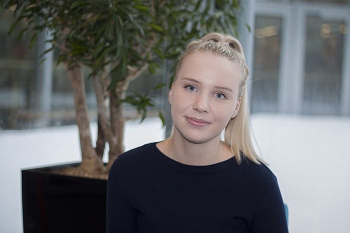 Sofie Lundström läser socionomprogrammet vid Högskolan i Gävle.