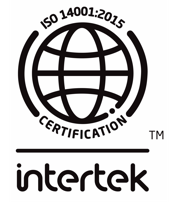 Interteks logotyp för certifiering enligt ISO 14001:2015