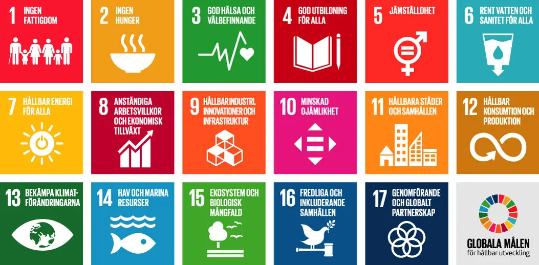 Ikoner för FN:s globala mål