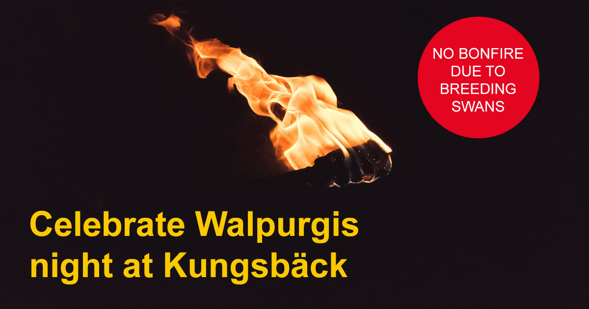 Celebrate Walpurgis night at Kungsbäck