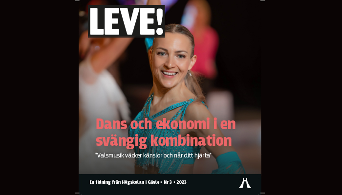 Tidningens omslag, med Larisa Nilsson.