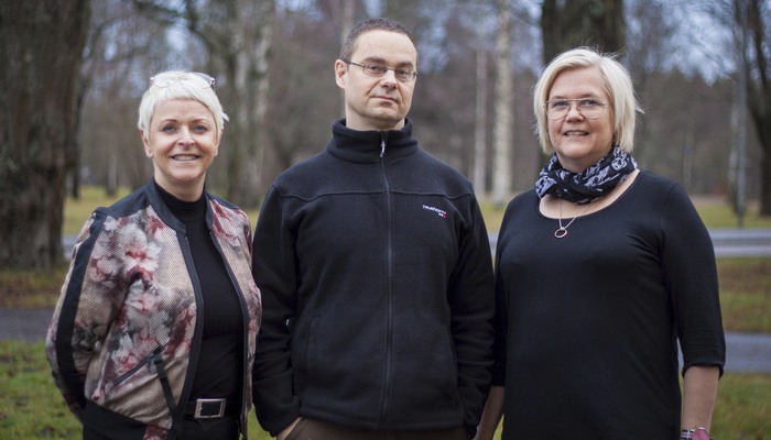 Signhild Olsson, Göran Fransson och Catarina Carlsson, involverade i RucX.