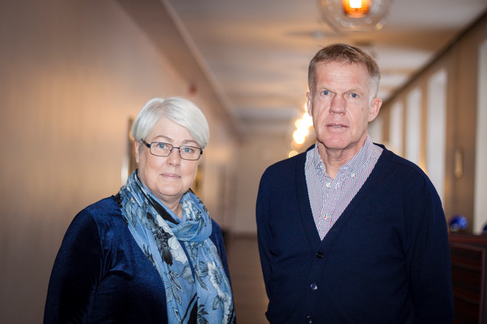 Ingrid Nordqvist och Jan Grenholm. Personal.
