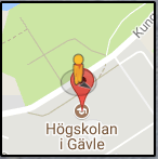 Högskolan i Gävle i Google Maps